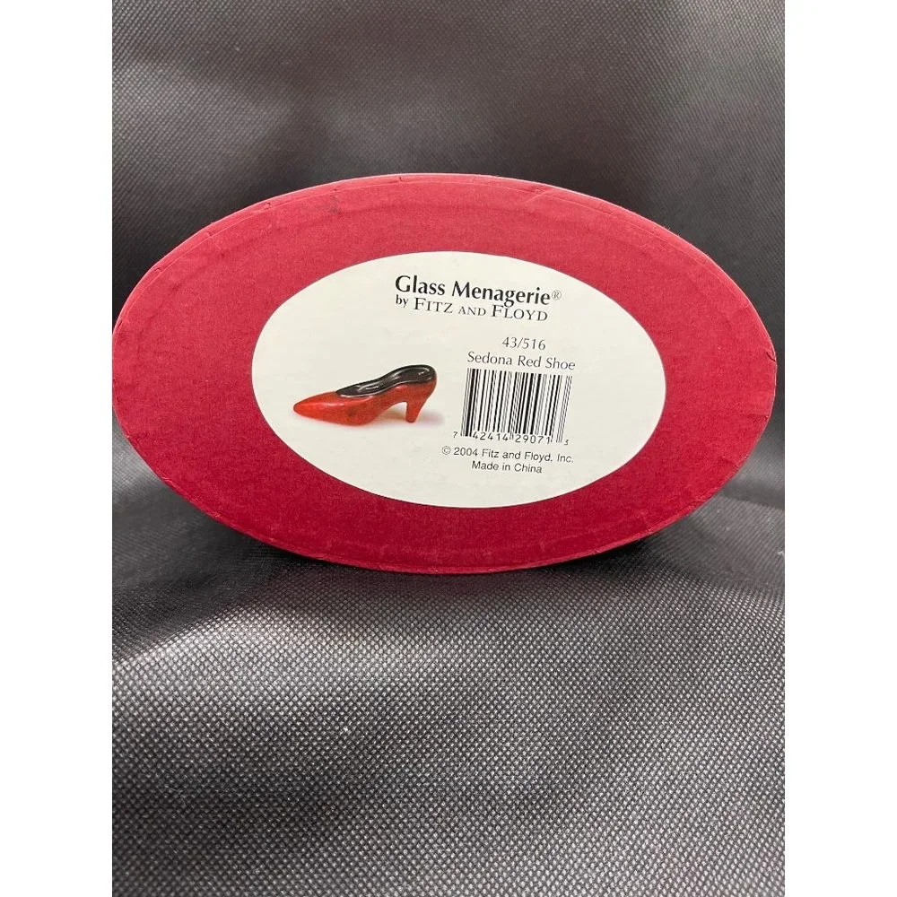 Fitz and Floyd 3 Replacement Boxes Sedona Red Shoe / Flamingo / Summer in Paris